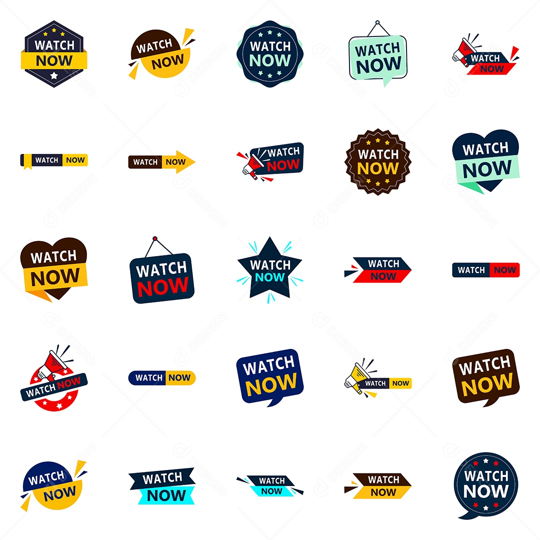 Ícones de Projetos Vetor EPS