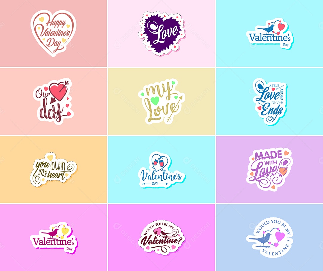 Textos De Feliz Dia Dos Namorados Vetor EPS