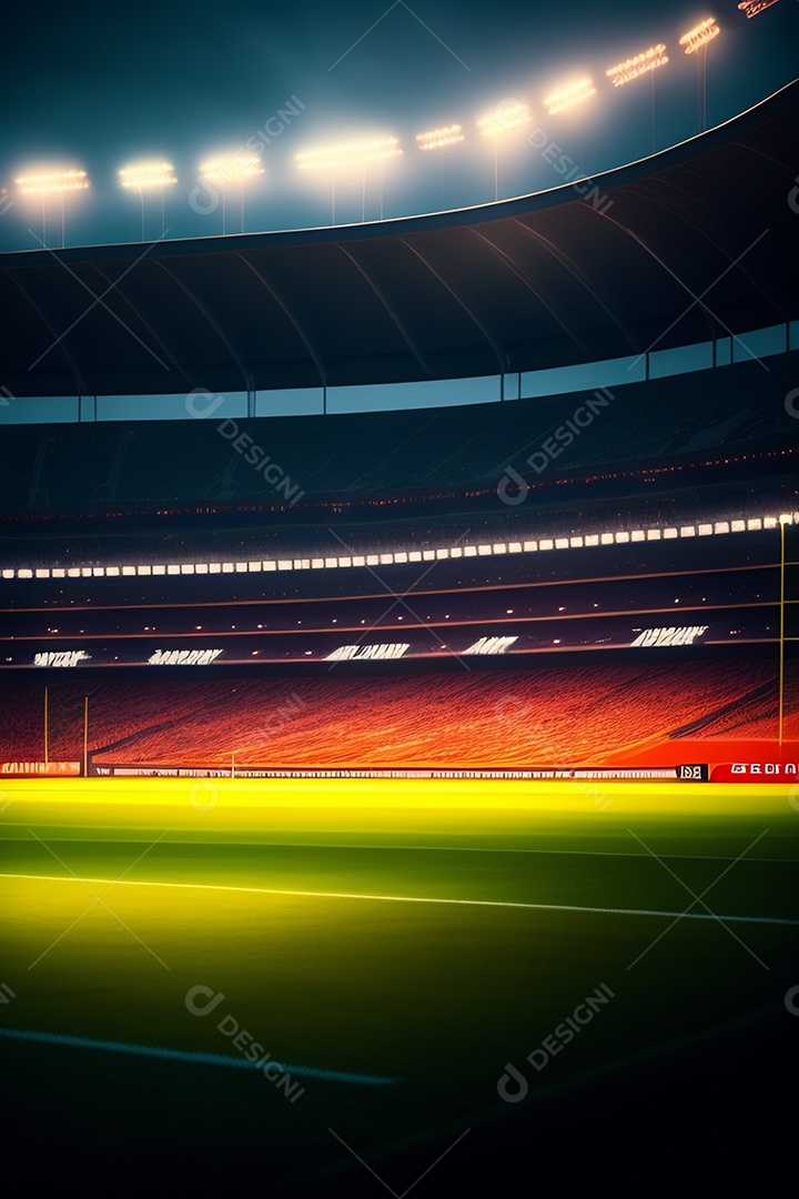 Lindo campo de futebol