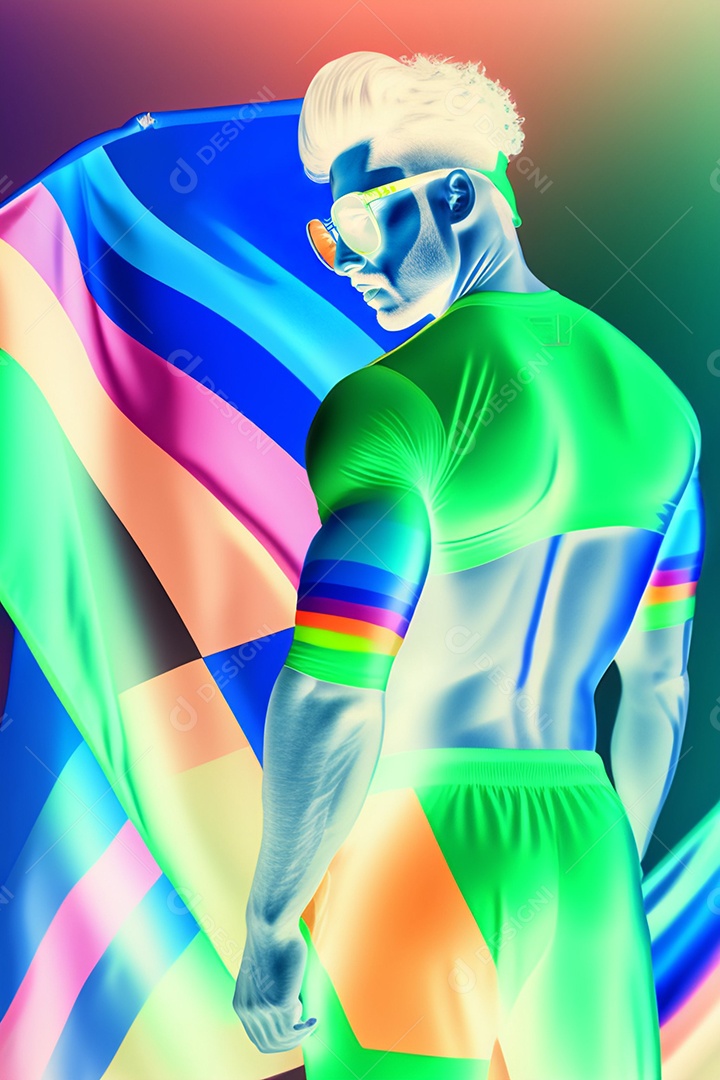 Homem jovem homossexual