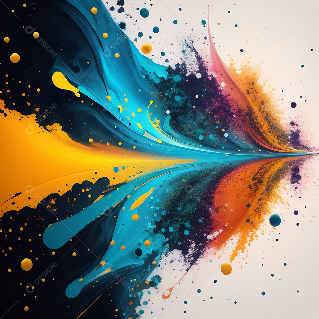 Explosão de pó coloridos