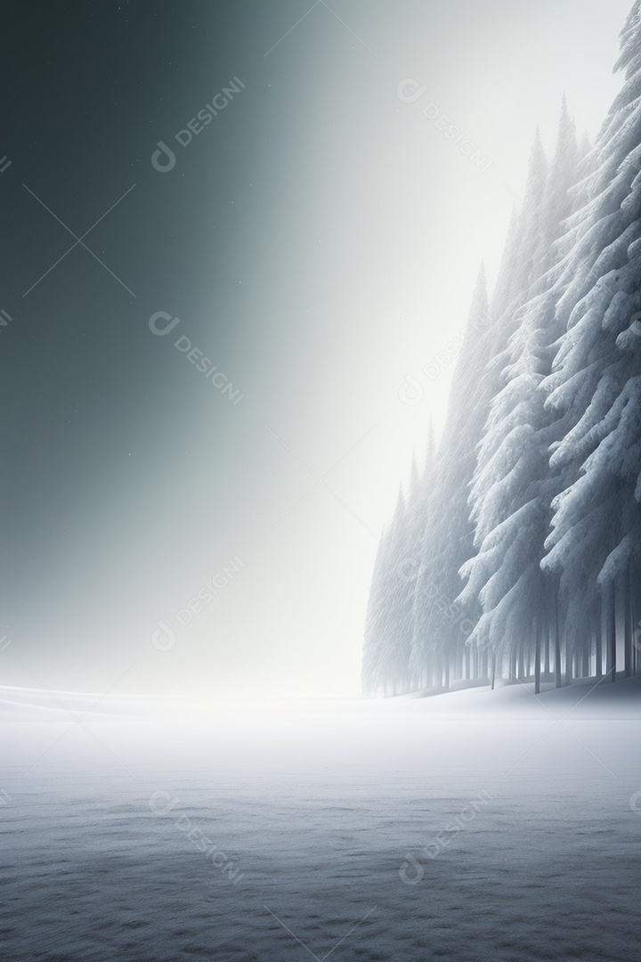 Linda paisagem de floresta arvores