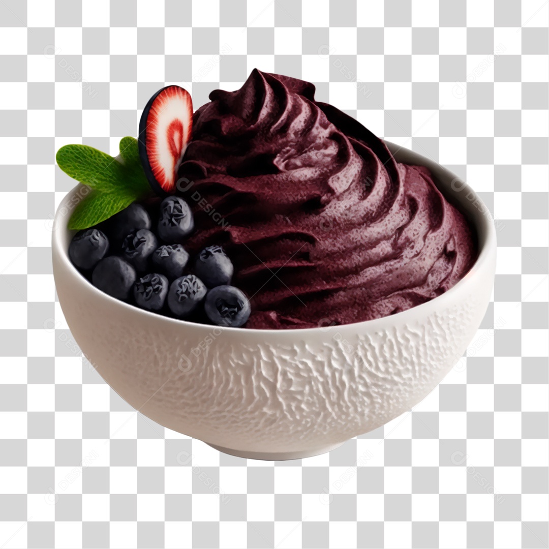 Tigela de Açaí PNG Transparente