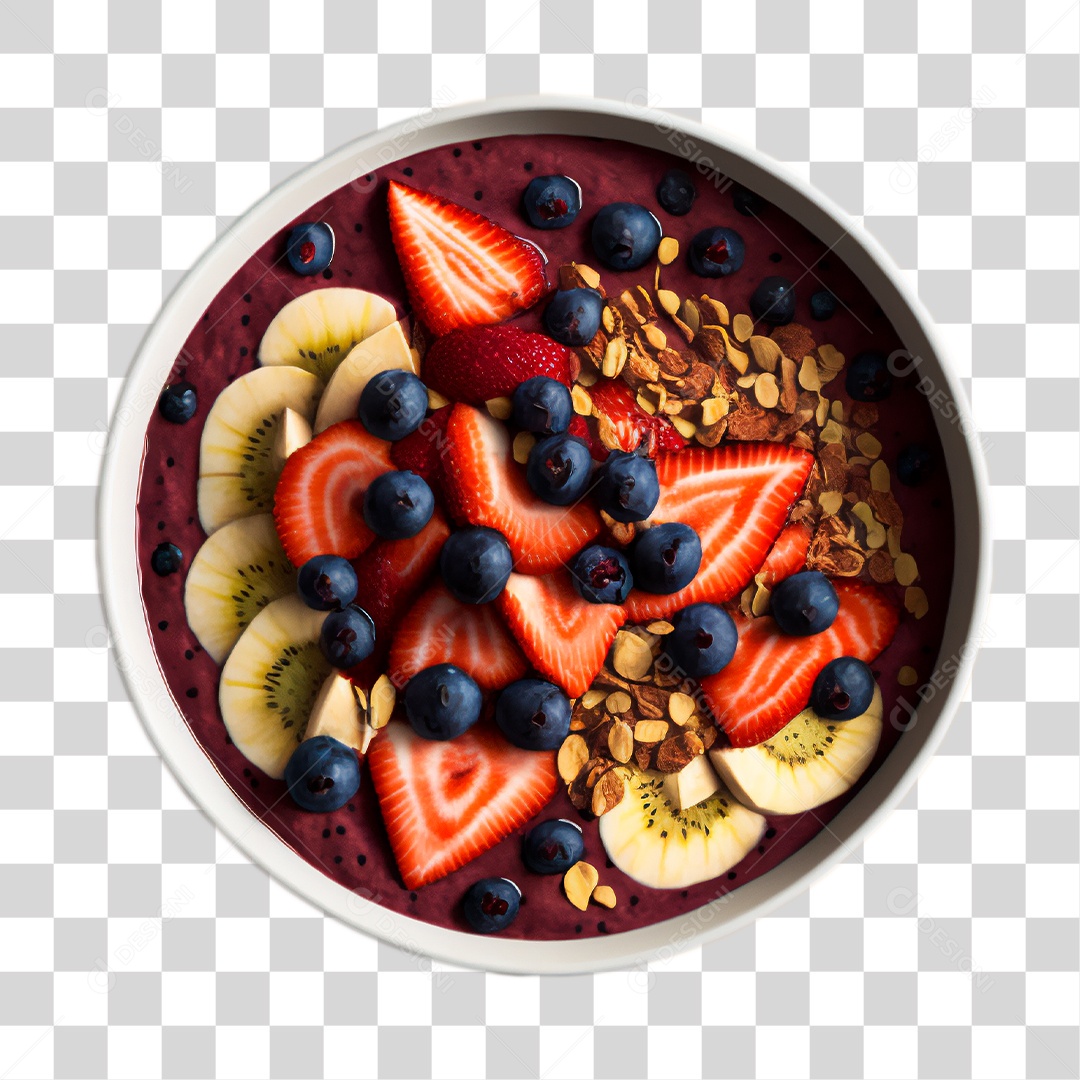 Tigela de Açaí PNG Transparente