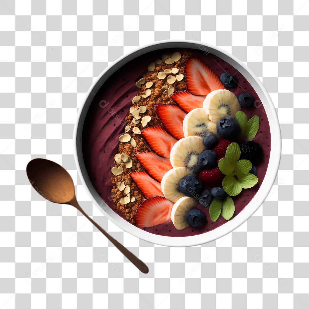 Tigela de Açaí PNG Transparente