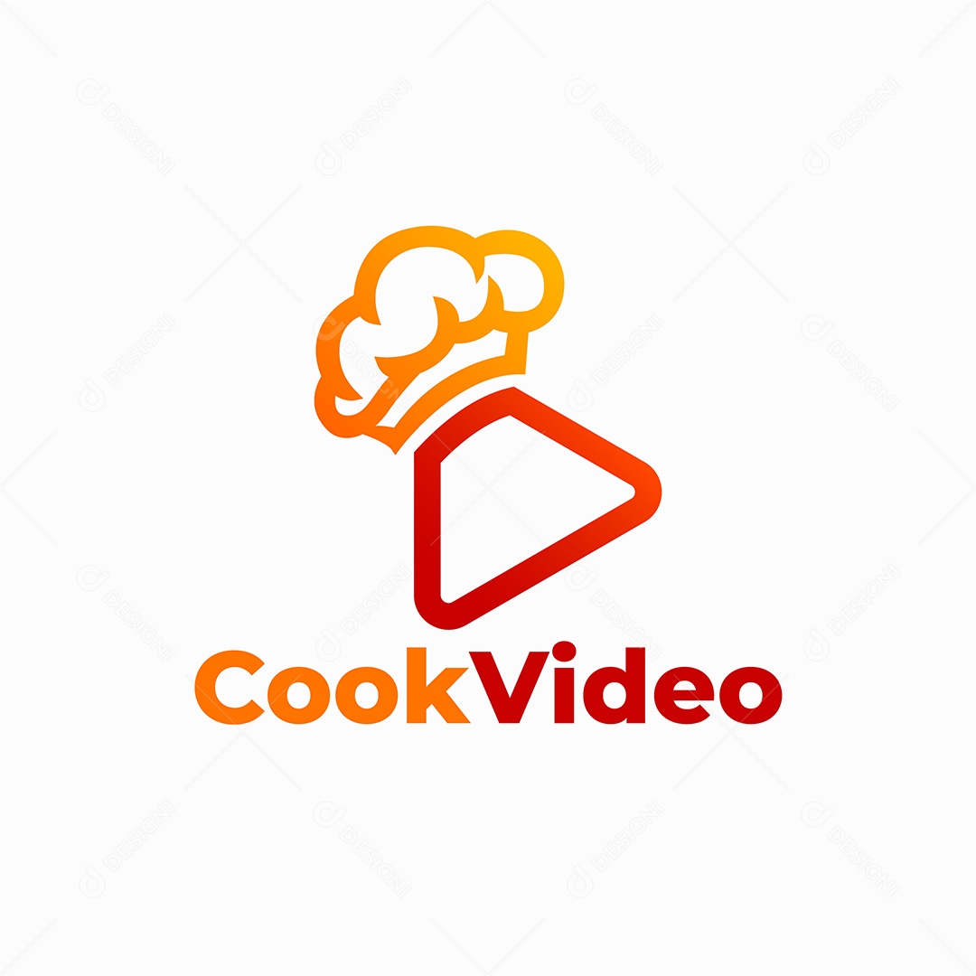 Logo Cook Vídeo EPS Editável
