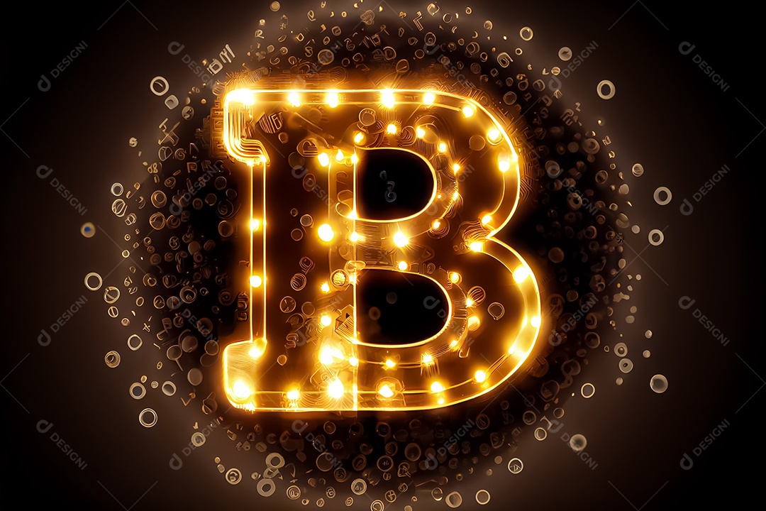 Bitcoin dourado, imagem conceitual para moeda criptográfica, símbolo ouro bitcoin