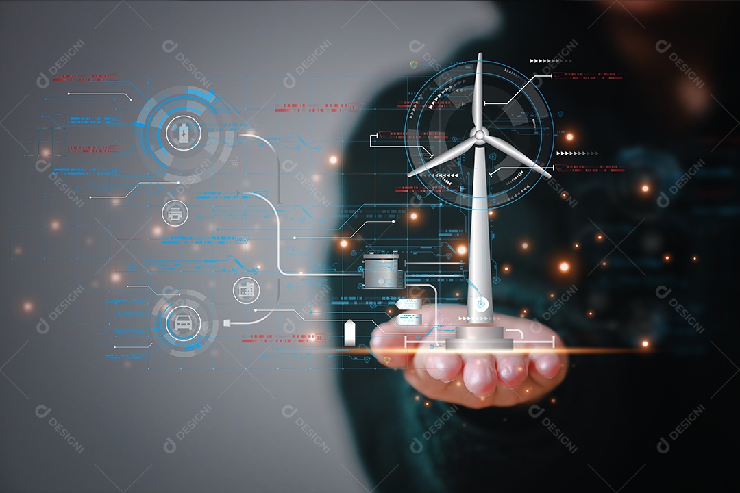 Estilo de tecnologia eletrônica para educação infantil. Computador infantil aprendendo assuntos STEM on-line. Borda vazia com rabiscos de tecnologia no estilo de adolescentes.