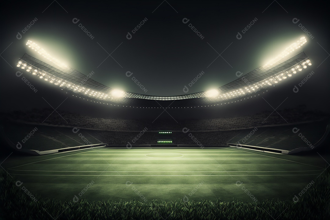 Campo de futebol vazio