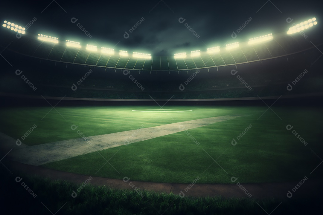 Campo de futebol vazio