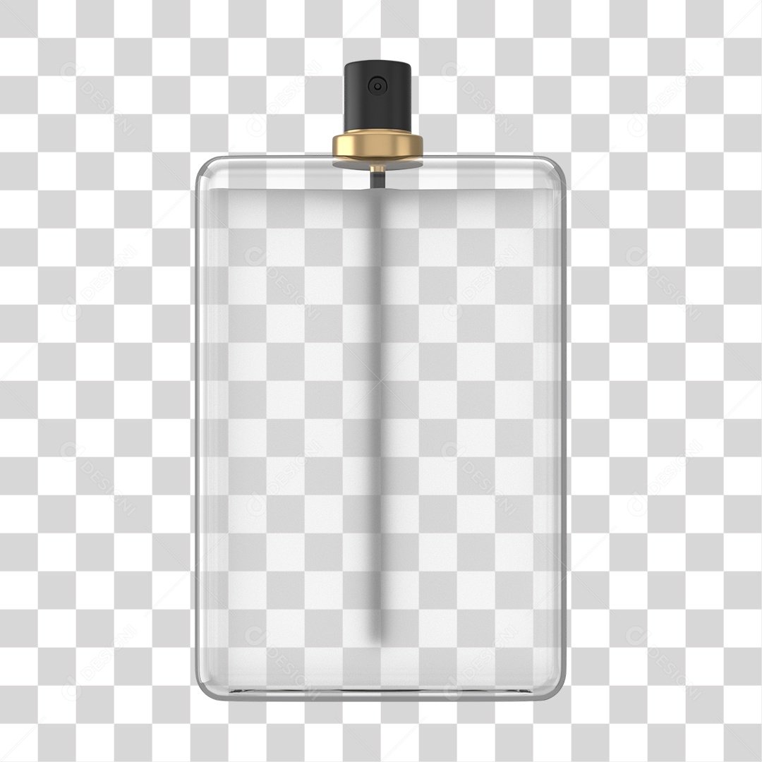 Objeto 3D Cosméticos Cuidado Beleza para Composição PNG Transparente