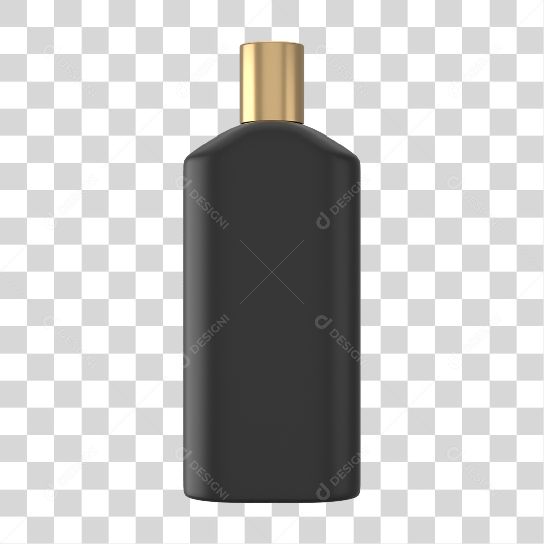 Objeto 3D Cosméticos Cuidado Beleza para Composição PNG Transparente