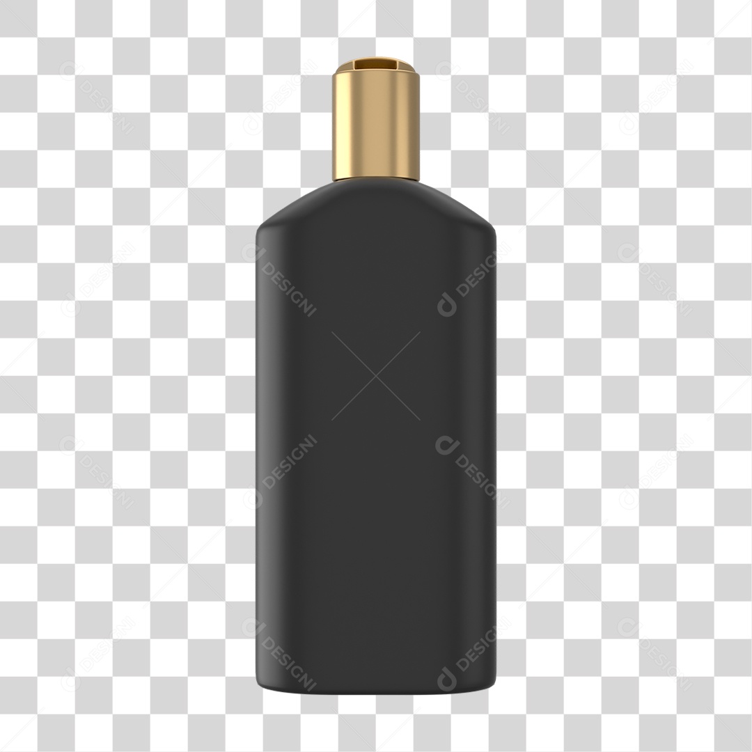 Objeto 3D Cosméticos Cuidado Beleza para Composição PNG Transparente