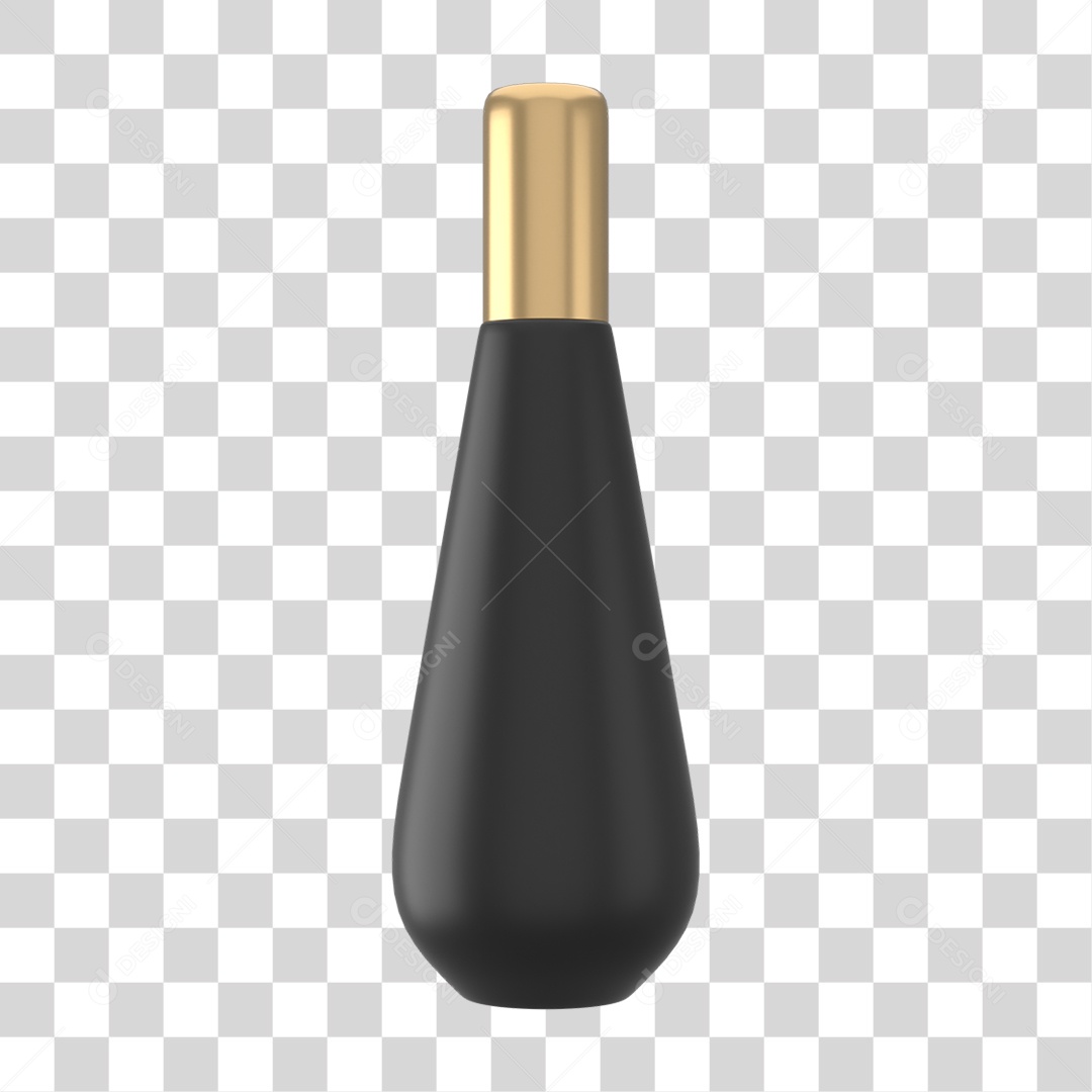 Objeto 3D Cosméticos Cuidado Beleza para Composição PNG Transparente