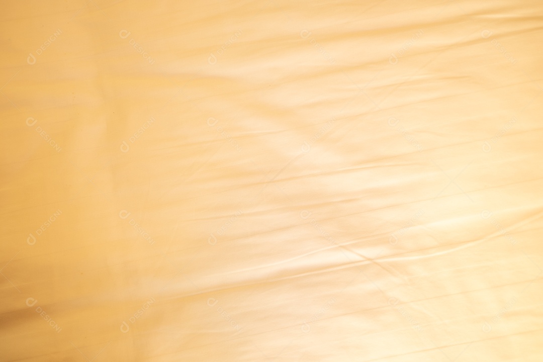 Textura gradiente de roupa de cama amarela estilo de curva turva de tecido de luxo abstrato, roupa de cama enrugada e sombras douradas, plano de fundo