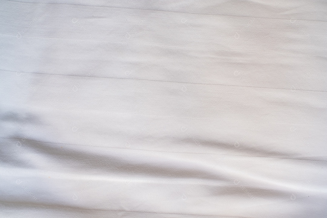 Textura gradiente de linho branco estilo de curva turva de tecido de luxo abstrato, roupa de cama enrugada e sombras cinza escuras, plano de fundo