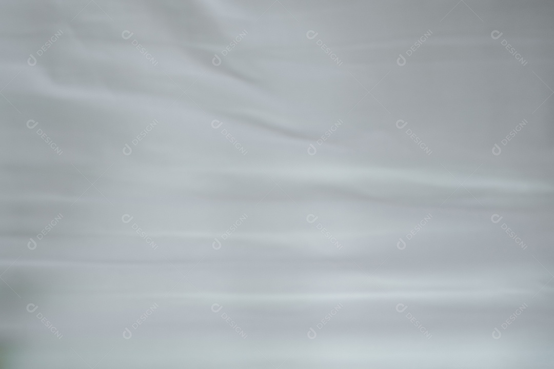 Textura gradiente de linho branco estilo de curva turva de tecido de luxo abstrato, roupa de cama enrugada e sombras cinza escuras, plano de fundo