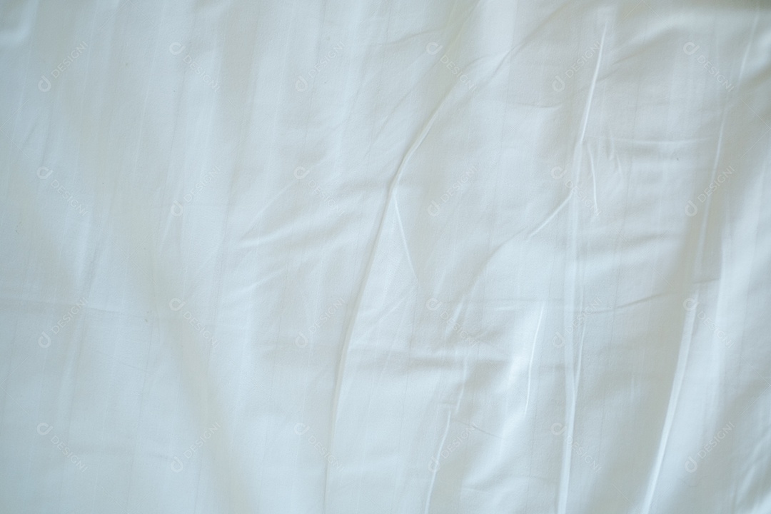 Textura gradiente de linho branco estilo de curva turva de tecido de luxo abstrato, roupa de cama enrugada e sombras cinza escuras, plano de fundo