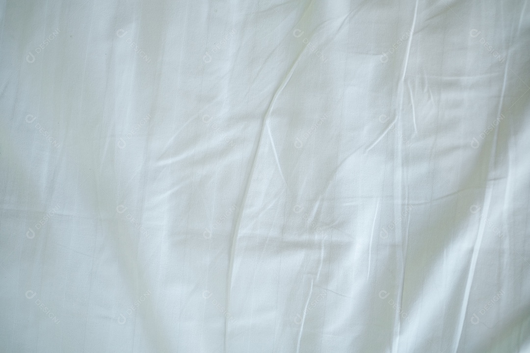 Textura gradiente de linho branco estilo de curva turva de tecido de luxo abstrato, roupa de cama enrugada e sombras cinza escuras, plano de fundo