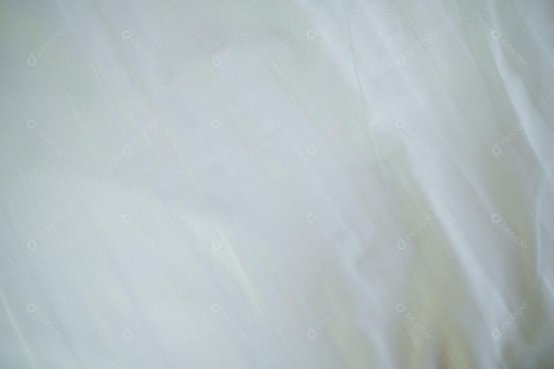 Textura gradiente de linho branco estilo de curva turva de tecido de luxo abstrato, roupa de cama enrugada e sombras cinza escuras, plano de fundo