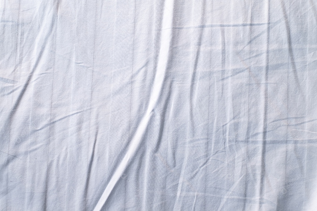Textura gradiente de linho branco estilo de curva turva de tecido de luxo abstrato, roupa de cama enrugada e sombras cinza escuras, plano de fundo