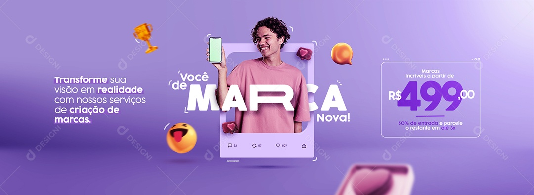 Campanha Publicitária Dia Do Publicitário Web Banner Social Media PSD Editável