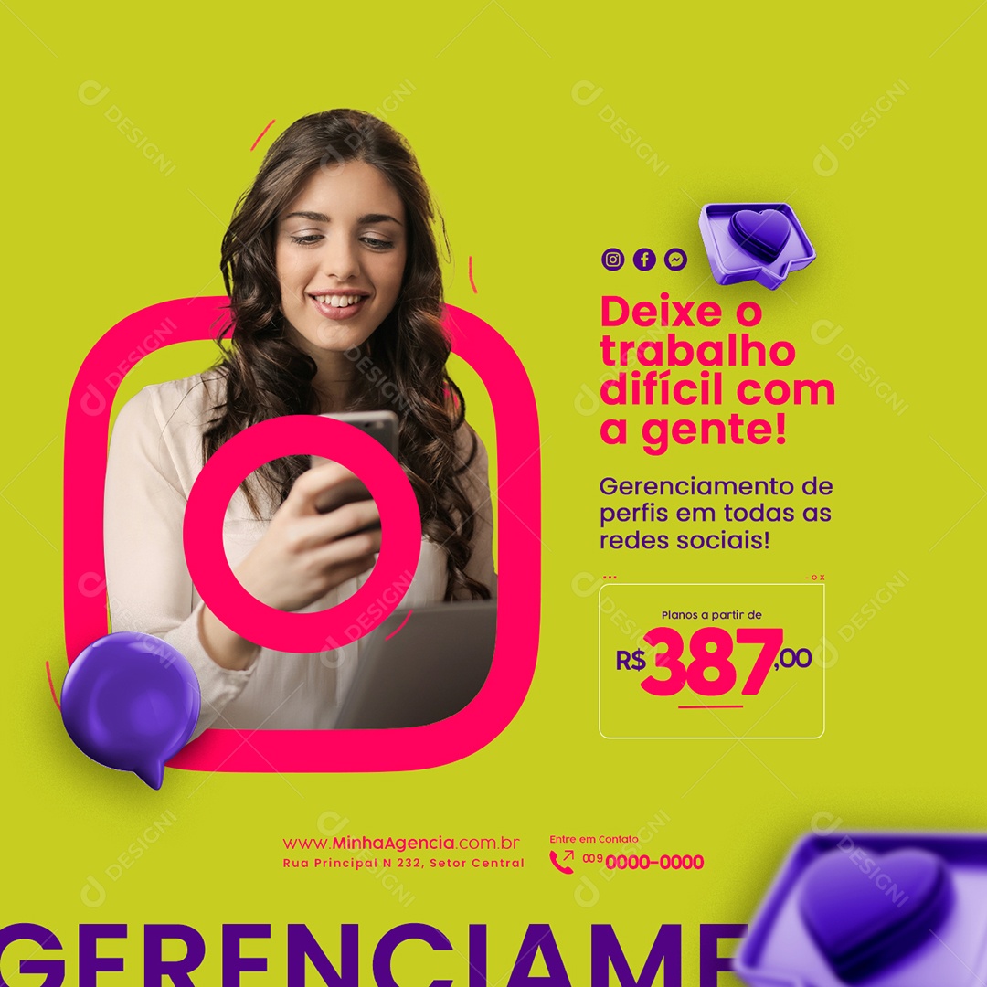 Campanha Publicitária Dia Do Publicitário Deixe o Trabalho Social Media PSD Editável