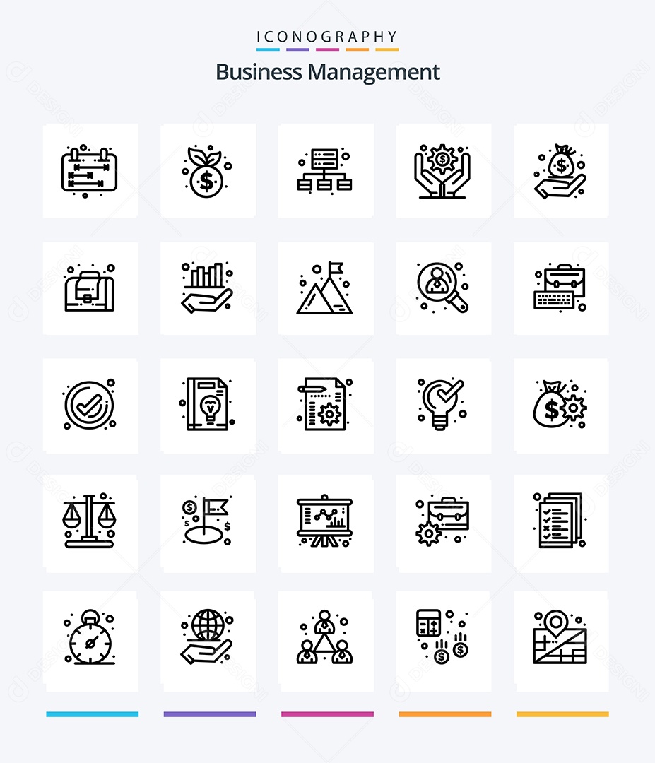 Pacote de Ícones e Elementos Vetores EPS