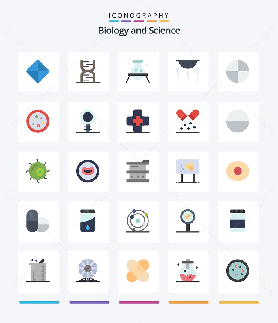 Pacote de Ícones e Elementos Vetores EPS