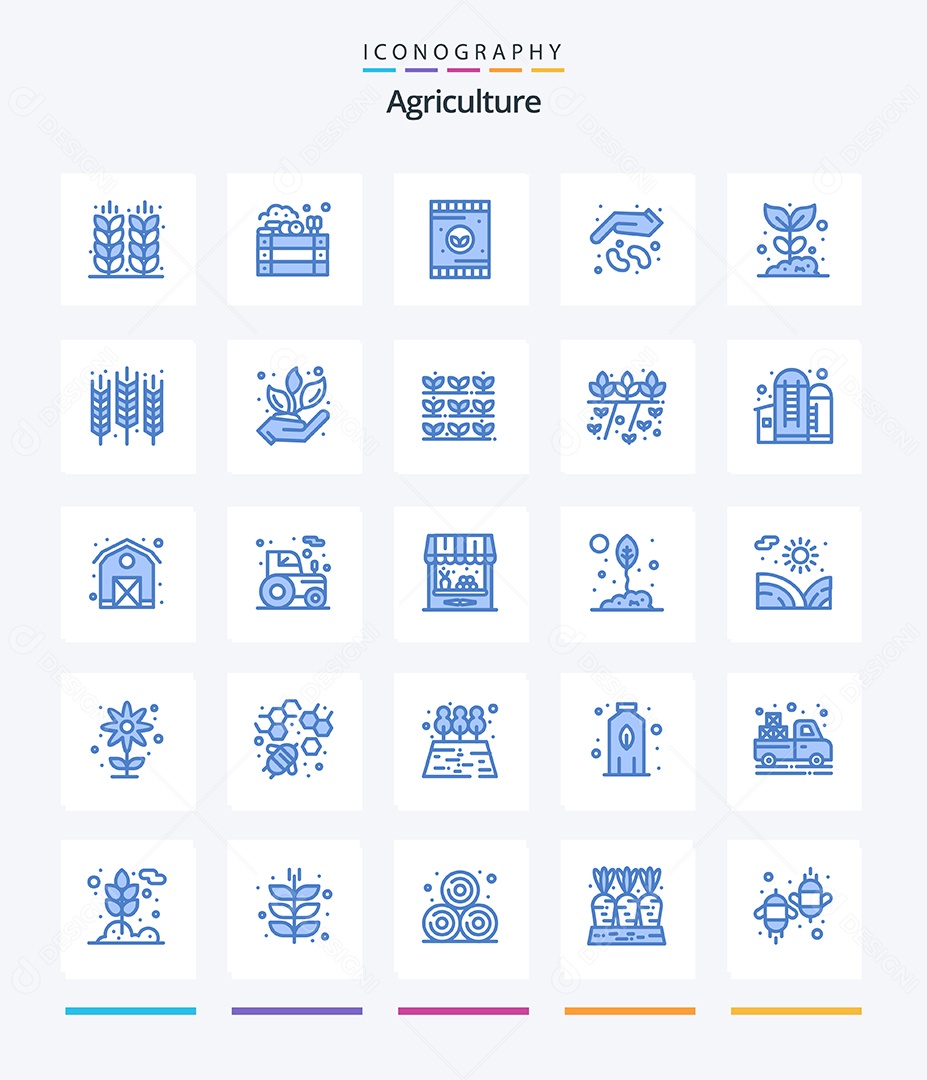 Pacote de Ícones e Elementos Vetores EPS