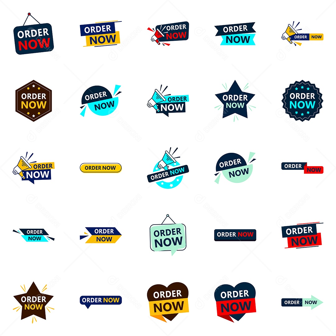 25 banners dinâmicos do Order Now para ajudá-lo a promover seu negócio