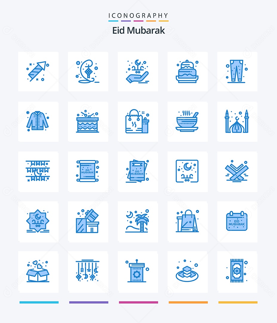Pacote de Ícones e Elementos Vetores EPS