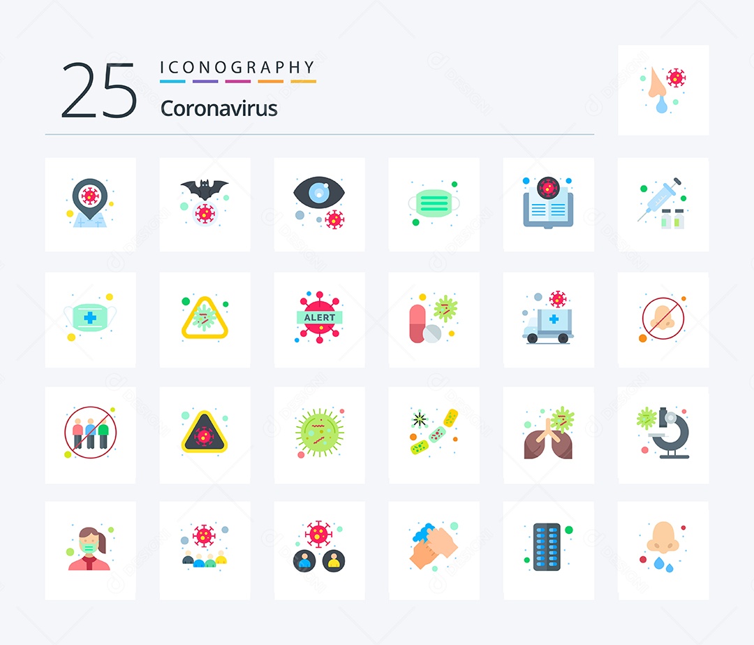 Pacote de Ícones e Elementos Vetores EPS