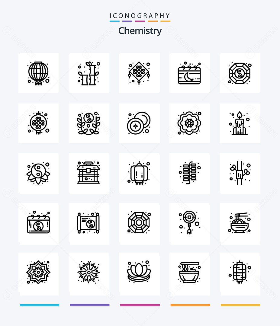 Pacote de Ícones e Elementos Vetores EPS