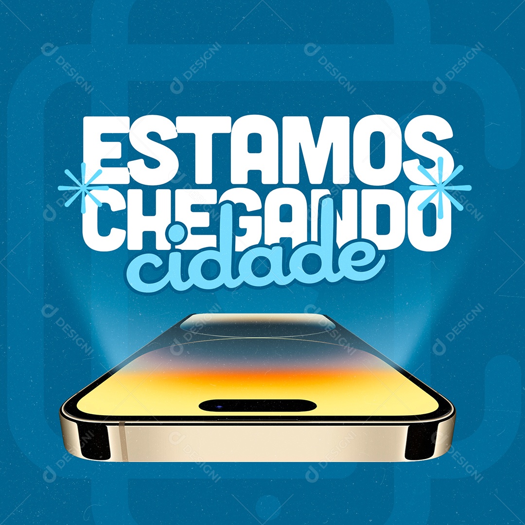 Estamos Chegando Social Media PSD Editável