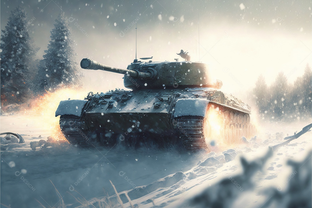 Imagem de guerra Inteligência artificial