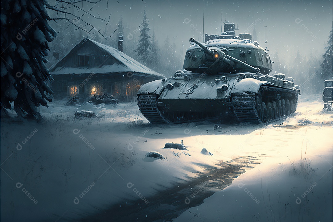 Imagem de guerra Inteligência artificial