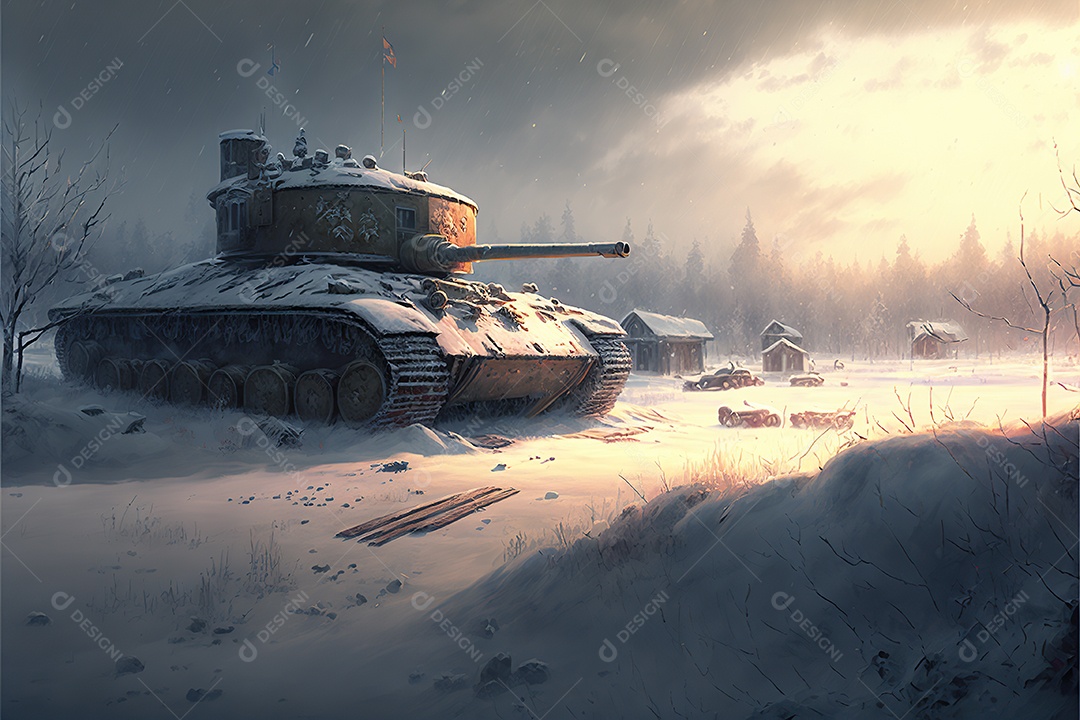 Imagem de guerra Inteligência artificial