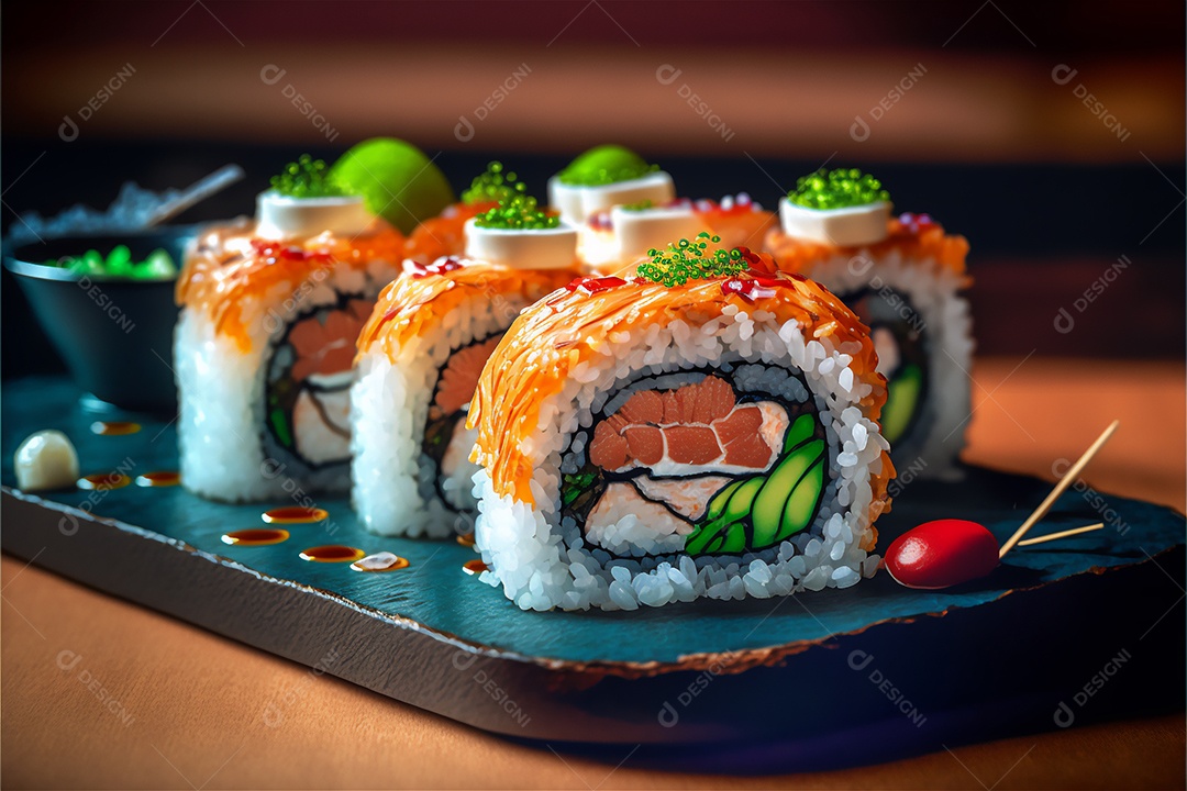 Combo de comida japonesa