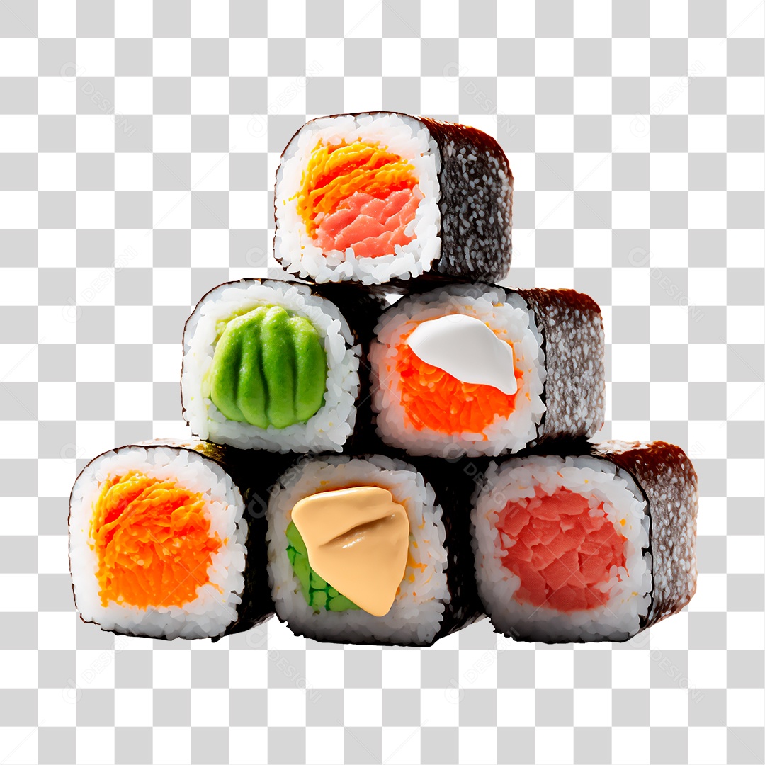 Comida Japonesa PNG Transparente