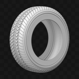 Pneu de Carro - Modelo 3D