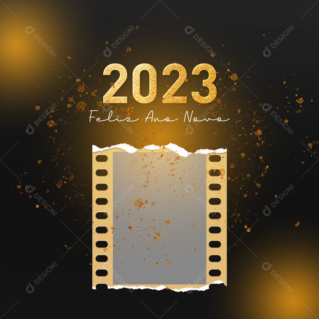 Feliz Ano Novo 2022 Social Media PSD Editável