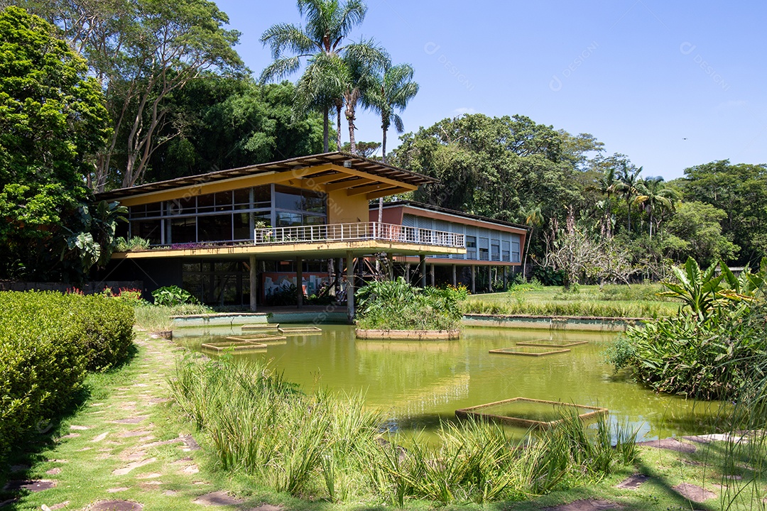 Parque Burle Marx - Parque da Cidade, em São José dos Campos, SP. Grande parque da cidade.