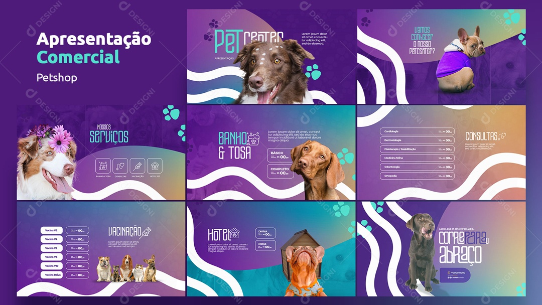 Apresentação Comercial Petshop PSD Editável