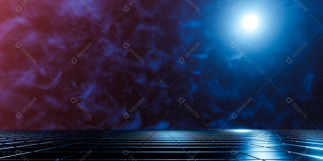 Renderização 3D Fundo vazio com textura de fumaça