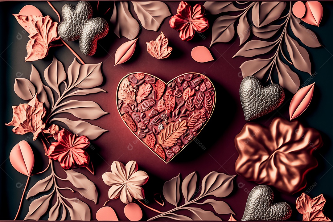 Fundo de dias dos namorados