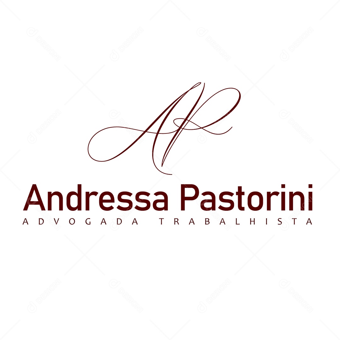 Logo Advogada Trabalhista EPS Editável
