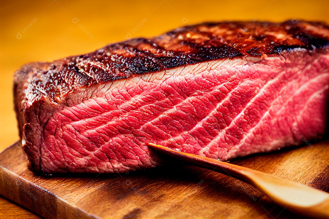 Carne deliciosa grelhada.