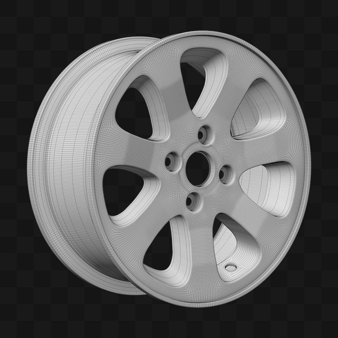 Roda de Carro - Modelo 3D