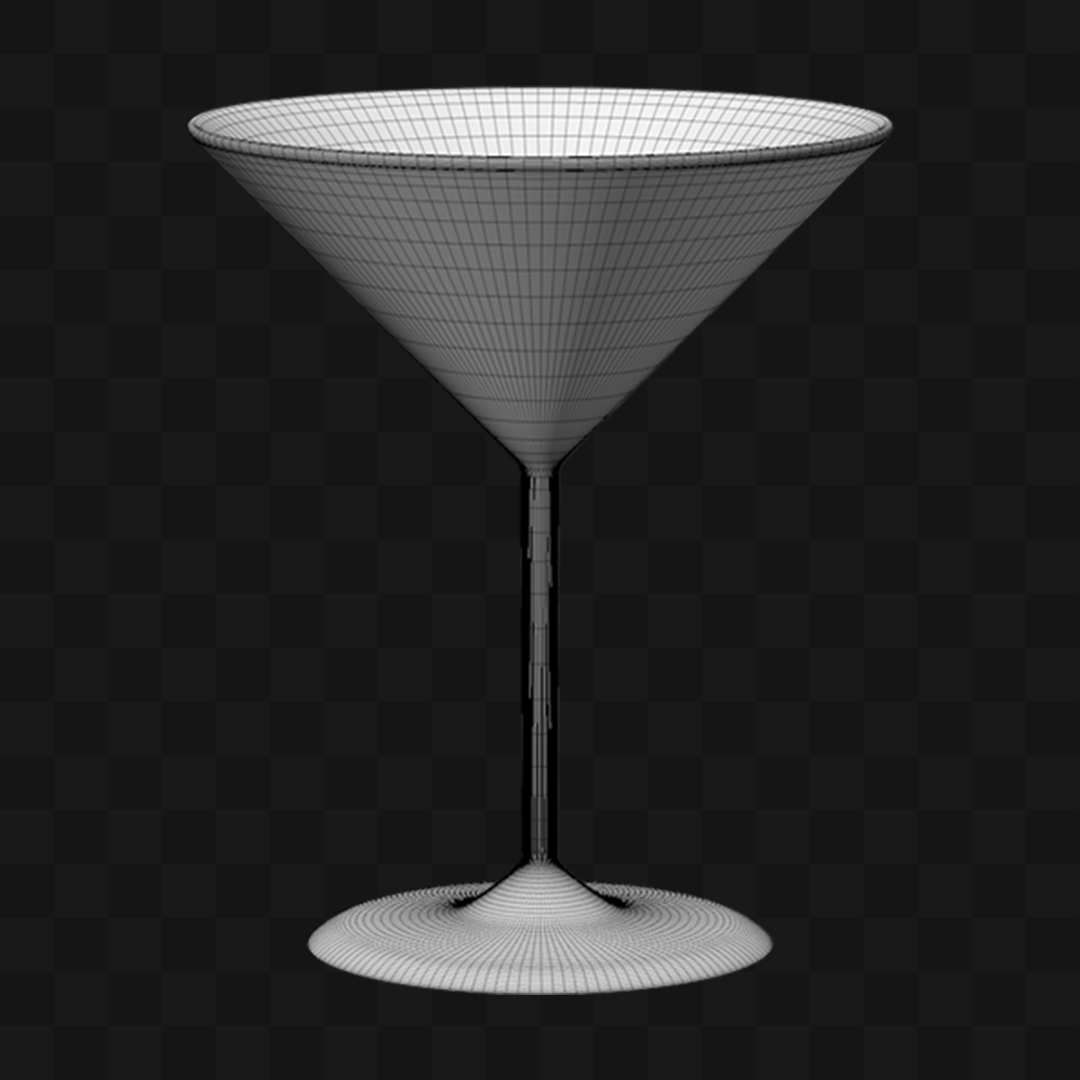 Taça Dry Martini - Modelo 3D